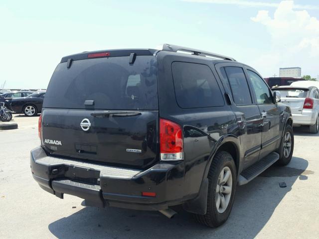 5N1BA0ND0BN606756 - 2011 NISSAN ARMADA SV BLACK photo 4