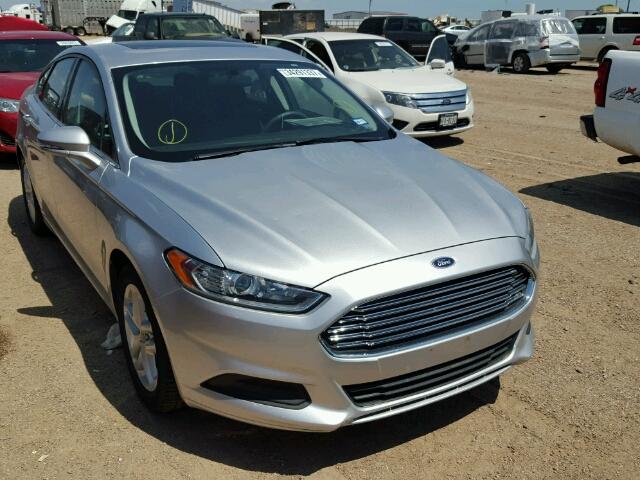 3FA6P0HD6ER126244 - 2014 FORD FUSION SE SILVER photo 1