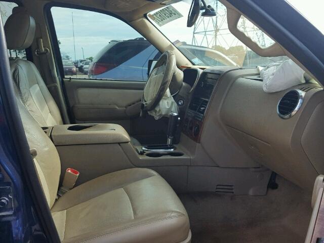 1FMEU74E18UA33422 - 2008 FORD EXPLORER E BLUE photo 5