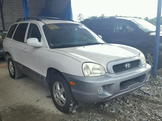 KM8SC13E64U834183 - 2004 HYUNDAI SANTA FE G WHITE photo 1