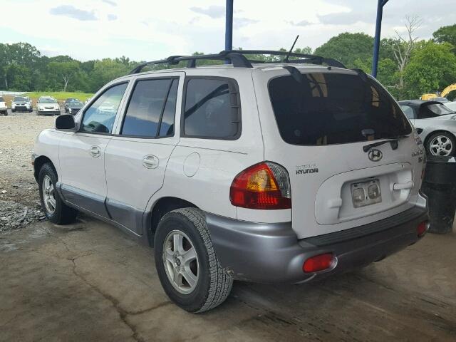 KM8SC13E64U834183 - 2004 HYUNDAI SANTA FE G WHITE photo 3