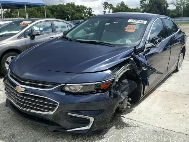 1G1ZB5ST9HF218414 - 2017 CHEVROLET MALIBU LS BLUE photo 2