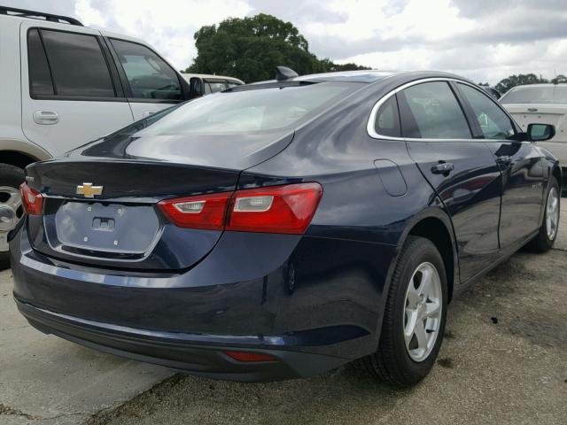 1G1ZB5ST9HF218414 - 2017 CHEVROLET MALIBU LS BLUE photo 4