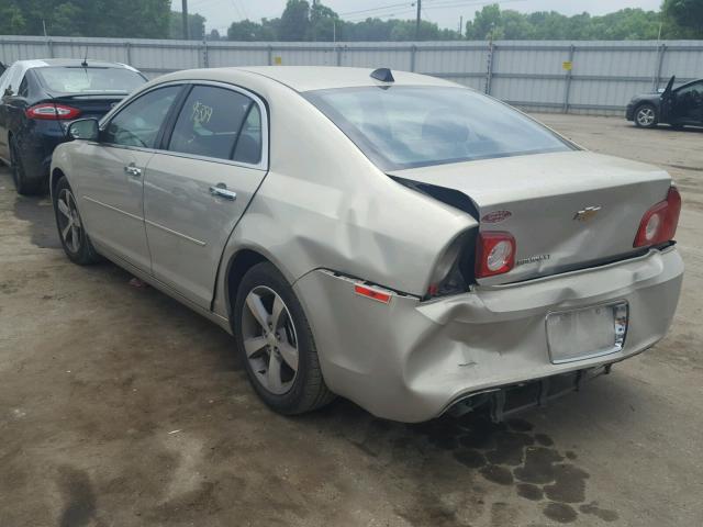1G1ZC5E06CF175464 - 2012 CHEVROLET MALIBU 1LT ოქროსფერი ფოტო 3