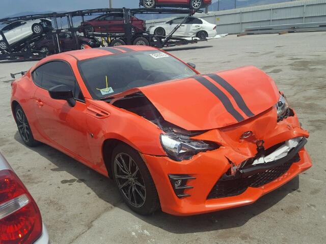 JF1ZNAA1XH8707356 - 2017 TOYOTA 86 BASE ORANGE photo 1