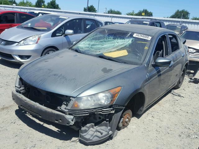 1HGCP36868A003970 - 2008 HONDA ACCORD EXL GREEN photo 2