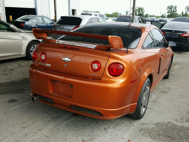 1G1AP11P167870821 - 2006 CHEVROLET COBALT SS ORANGE photo 4