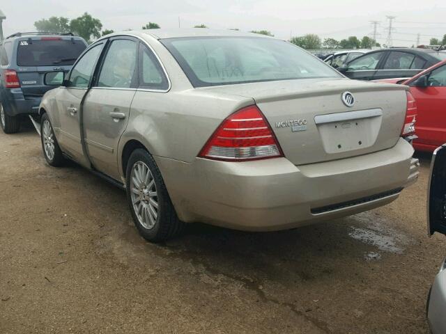 1MEFM42165G612650 - 2005 MERCURY MONTEGO PR 米色 照片 3