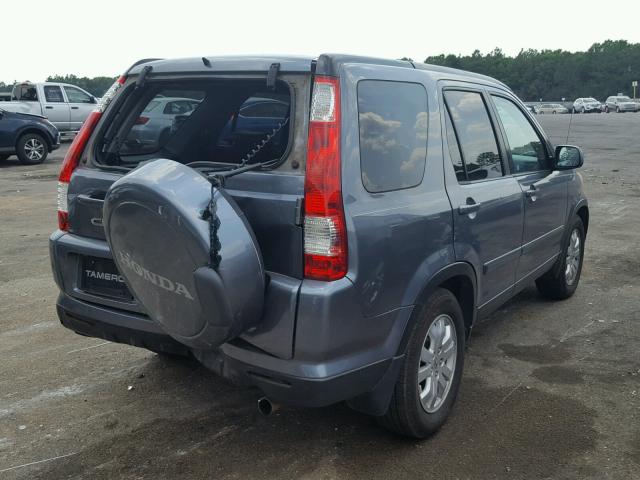 SHSRD78995U308583 - 2005 HONDA CR-V SE GRAY photo 4