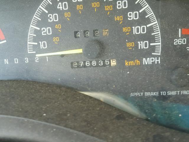 1G2WP52K2XF341171 - 1999 PONTIAC GRAND PRIX BLACK photo 8