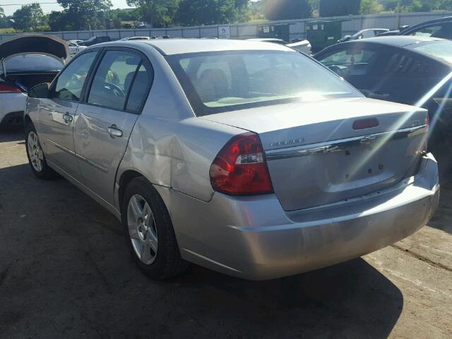 1G1ZT51F76F255984 - 2006 CHEVROLET MALIBU LT SILVER photo 3