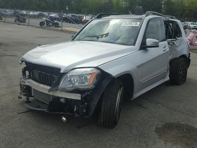 WDCGG8HB5CF864956 - 2012 MERCEDES-BENZ GLK 350 4M SILVER photo 2