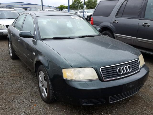 WAUJT64B72N086355 - 2002 AUDI A6 3 GREEN photo 1