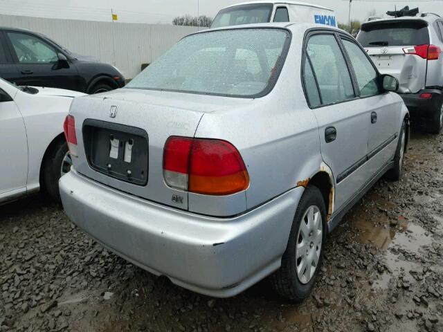 JHMEJ6627VS039984 - 1997 HONDA CIVIC DX SILVER photo 4