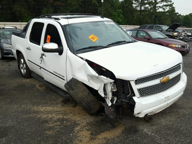 3GNTKGE71CG222401 - 2012 CHEVROLET AVALANCHE WHITE photo 1