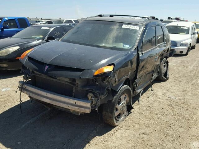 3G7DA03EX1S528188 - 2001 PONTIAC AZTEK BLACK photo 2