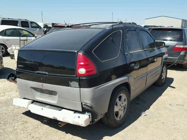 3G7DA03EX1S528188 - 2001 PONTIAC AZTEK BLACK photo 4