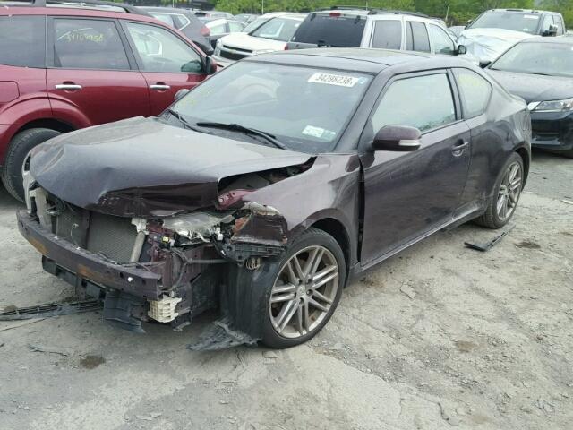 JTKJF5C7XC3032815 - 2012 TOYOTA SCION TC 勃艮第红 照片 2