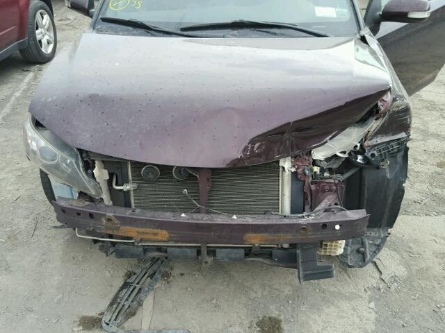 JTKJF5C7XC3032815 - 2012 TOYOTA SCION TC 勃艮第红 照片 7