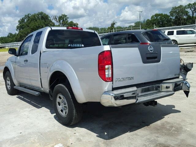 1N6BD0CT2BC433093 - 2011 NISSAN FRONTIER S SILVER photo 3