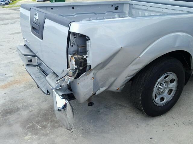 1N6BD0CT2BC433093 - 2011 NISSAN FRONTIER S SILVER photo 9