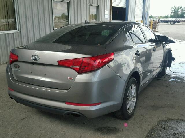 5XXGM4A7XDG147209 - 2013 KIA OPTIMA LX GRAY photo 4