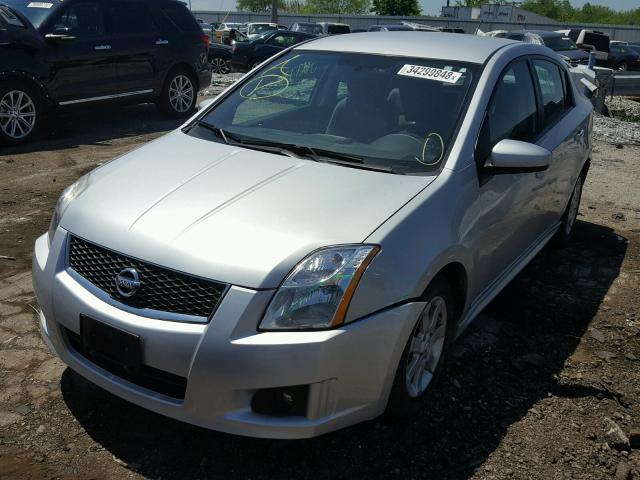 3N1AB6AP2AL654891 - 2010 NISSAN SENTRA 2.0 SILVER photo 2