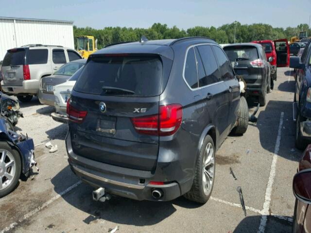 5UXKR0C50F0K67992 - 2015 BMW X5 XDRIVE3 GRAY photo 4