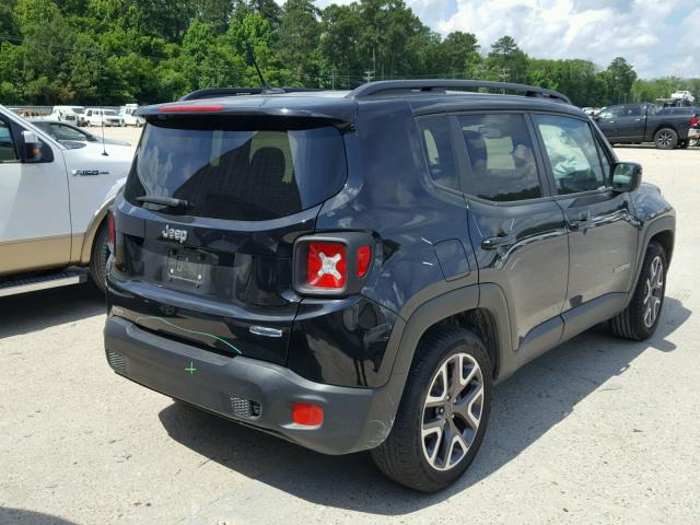 ZACCJABT4GPD82268 - 2016 JEEP RENEGADE L BLACK photo 4