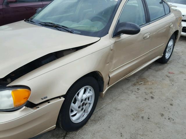 1G2NF52E94C194448 - 2004 PONTIAC GRAND AM S 金色 照片 10
