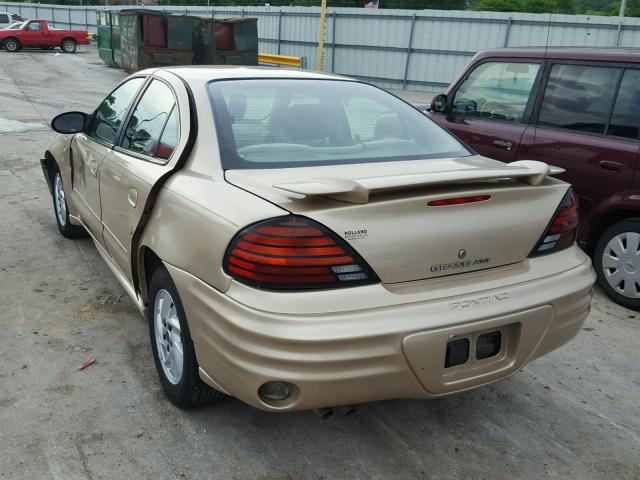 1G2NF52E94C194448 - 2004 PONTIAC GRAND AM S 金色 照片 3