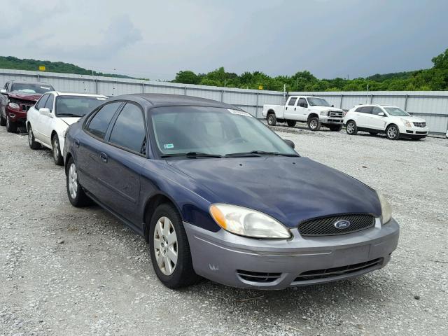 1FAFP52U91G165434 - 2001 FORD TAURUS LX BLUE photo 1