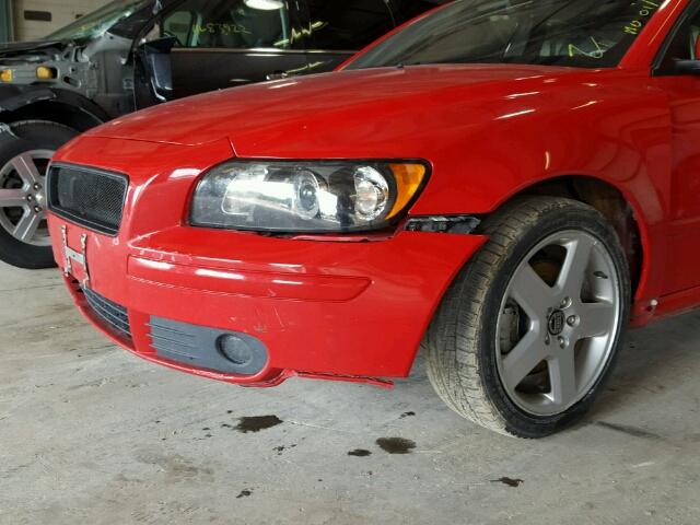 YV1MS682752063316 - 2005 VOLVO S40 T5 RED photo 9