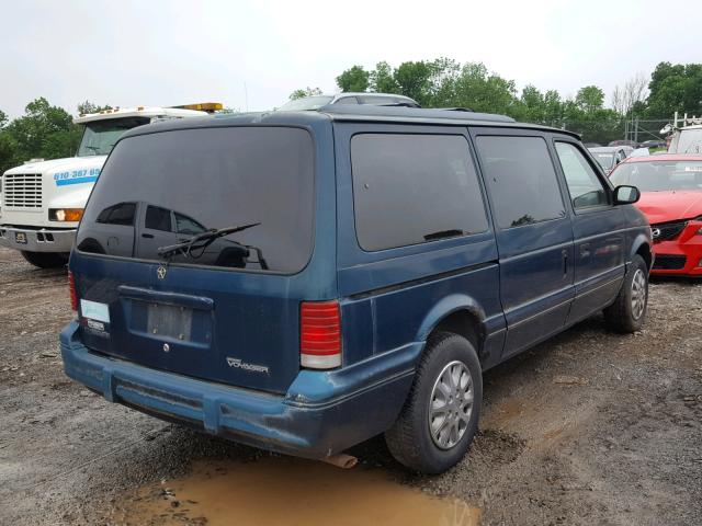 1P4GH2437SX525277 - 1995 PLYMOUTH GRAND VOYA GREEN photo 4