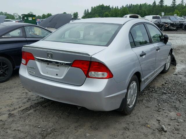 2HGFA1F42BH002372 - 2011 HONDA CIVIC DX-G SILVER photo 4