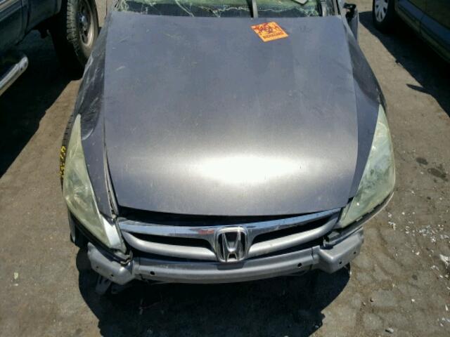 1HGCM56837A144255 - 2007 HONDA ACCORD EX GRAY photo 7