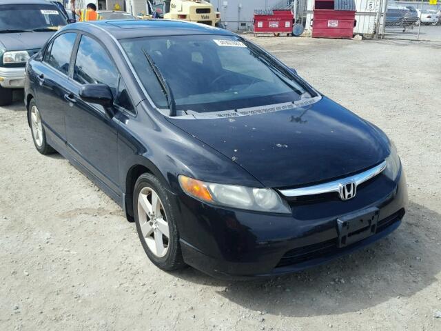 1HGFA16838L007417 - 2008 HONDA CIVIC EX 黑色 照片 1