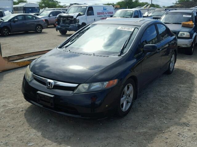 1HGFA16838L007417 - 2008 HONDA CIVIC EX 黑色 照片 2