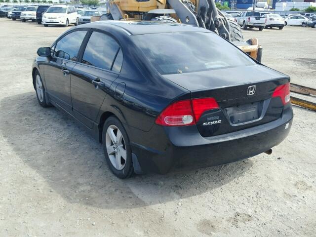 1HGFA16838L007417 - 2008 HONDA CIVIC EX 黑色 照片 3