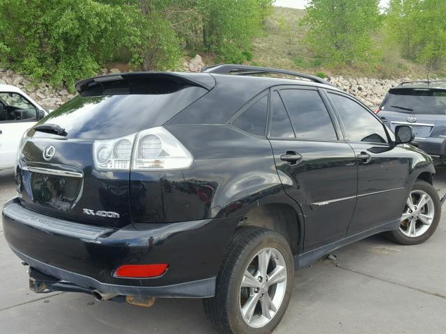 JTJHW31U772011674 - 2007 LEXUS RX 400H BLACK photo 4