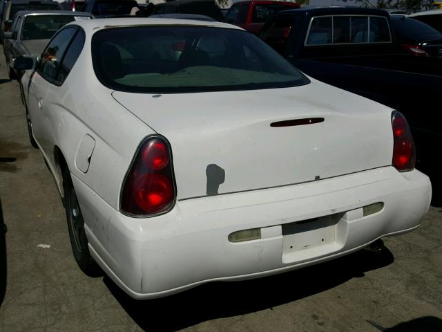 2G1WW12E059187947 - 2005 CHEVROLET MONTE CARL თეთრი ფოტო 3