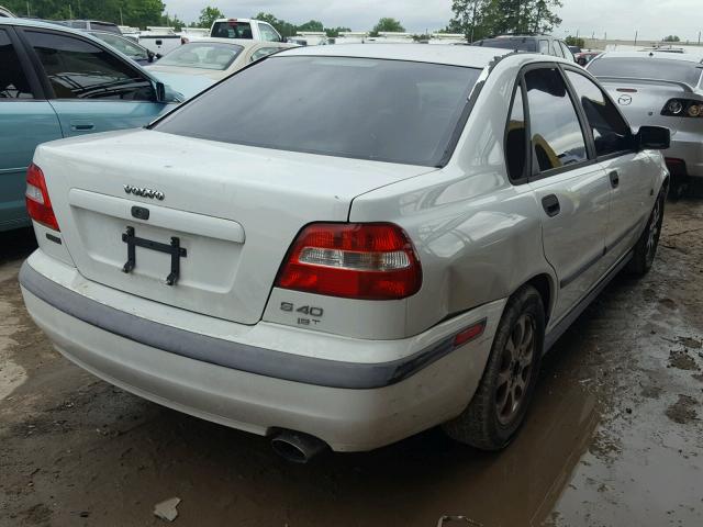 YV1VS29552F824175 - 2002 VOLVO S40 1.9T WHITE photo 4