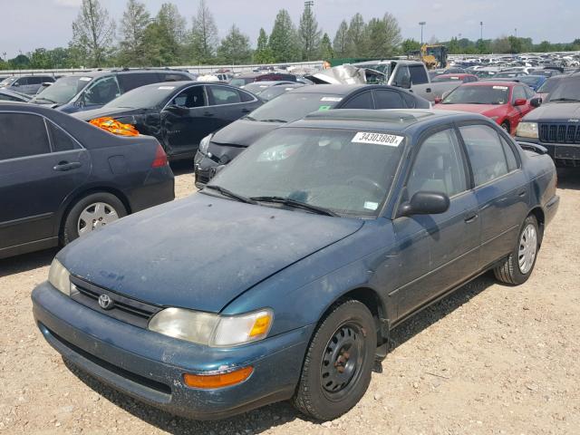 2T1AE09B5RC081591 - 1994 TOYOTA COROLLA LE TEAL photo 2