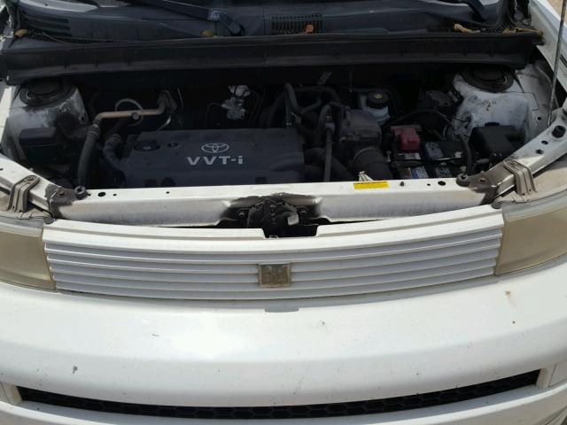 JTLKT324864046909 - 2006 TOYOTA SCION XB WHITE photo 7