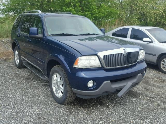 5LMEU88H54ZJ32149 - 2004 LINCOLN AVIATOR 蓝色 照片 1