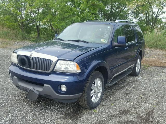 5LMEU88H54ZJ32149 - 2004 LINCOLN AVIATOR 蓝色 照片 2