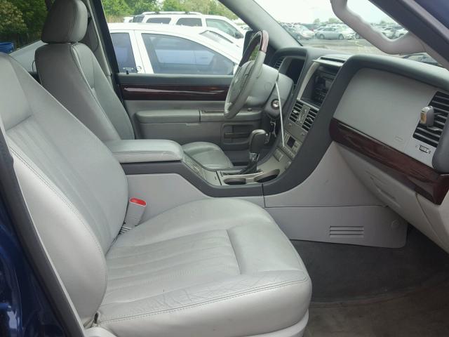 5LMEU88H54ZJ32149 - 2004 LINCOLN AVIATOR 蓝色 照片 5