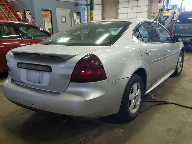 2G2WP552461260447 - 2006 PONTIAC GRAND PRIX ვერცხლისფერი ფოტო 4