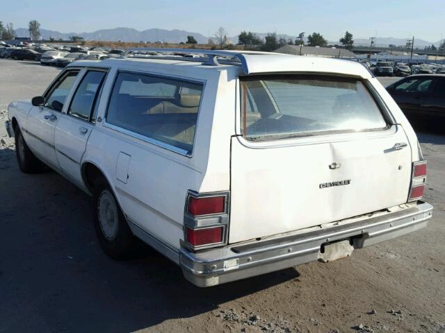 1G1BN35H8FX162946 - 1985 CHEVROLET CAPRICE CL Beyaz fotoğraf 3