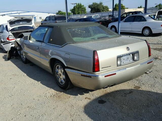 1G6EL12Y8VU616599 - 1997 CADILLAC ELDORADO GOLD photo 3